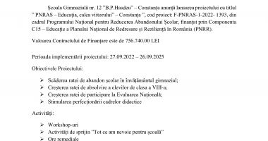 „PNRR: Fonduri pentru România modernă și reformată!" - 2