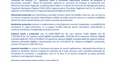 Diversificarea ofertei turistice a Complex Doina, Staţiunea Mamaia - 2