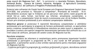 Angajați competitivi pe piața muncii din Regiunea  Sud - Est - 2