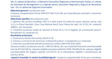 ARHITECTURA PLUS SRL anunță finalizarea proiectului „Construire Vila turistica (D)+P+2-3E si Imprejmuire teren” - 2