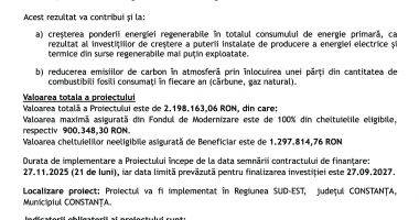 Achiziţie parc fotovoltaic Big Land Company SRL - 400KWP, amplasat în Municipiul Constanţa - 2