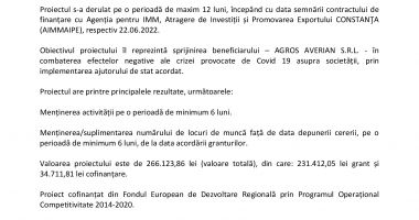 Finalizarea proiectului „Granturi Agroalimentare” - 2
