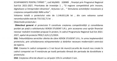 Lansarea proiectului „ACHIZIȚIE ECHIPAMENTE PENTRU TIPĂRIT” - 2