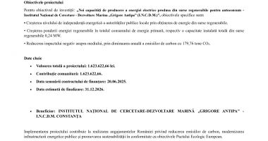 Noi capacităţi de producere a energiei electrice produsă din surse regenerabile pentru autoconsum - 2