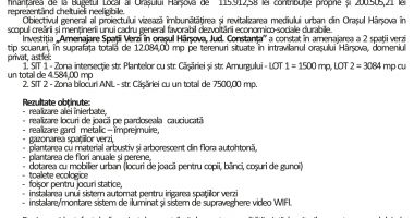 Amenajare Spații Verzi în orașul Hârșova - 2