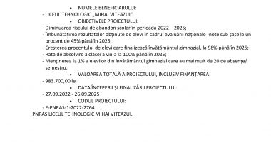 „PNRR: Fonduri pentru România modernă și reformată!” - 2