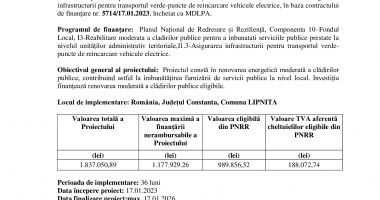 REABILIRAREA MODERATA A CLADIRII PUBLICE SCOALA DIN LOCALITATEA CANLIA, COMUNA LIPNIȚA, JUDEȚUL CONSTANȚA - 2