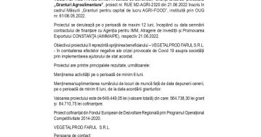 Lansarea proiectului "Granturi Agroalimentare" - 2