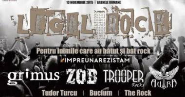 Stire din Cultură-Educație : Bucium, Tudor Turcu & Band și The ROCK se alătură concertului Legal Rock