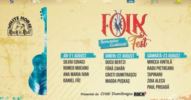 Stire din Social : CONCURS! “CUGET LIBER” vă oferă CINCI INVITAȚII DUBLE la FOLK FEST!