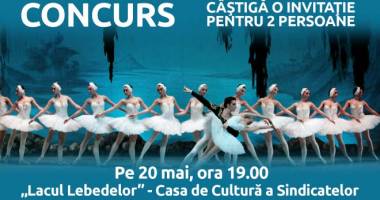 Stire din Cultură-Educație : CONCURS / Cuget Liber te trimite la spectacolul "Lacul Lebedelor"
