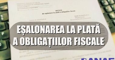 Stire din Economie : Condițiile ce trebuie îndeplinite pentru a beneficia de eșalonarea la plată a obligațiilor fiscale