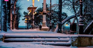 IMAGINI DE BASM / Prima ninsoare din această iarnă la Constanța - 4