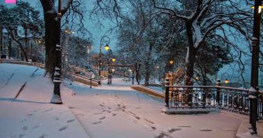 IMAGINI DE BASM / Prima ninsoare din această iarnă la Constanța - 5