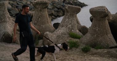 Constanța, platou de filmare pentru lungmetrajul "Om - Câine" - 2