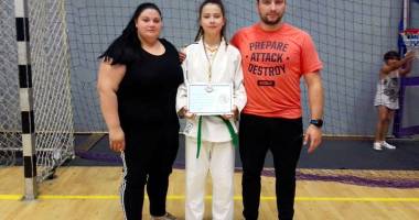 Constănțeanca Cristina Roșioru, vicecampioană națională la judo
