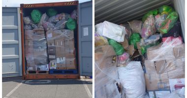 Stire din Eveniment : Încă un container cu deșeuri trimis din Anglia, găsit în Portul Constanța