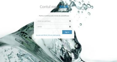 Stire din Social : Cont online RAJA, pentru transmiterea rapidă a indexului la apă și plăți online