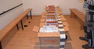 Stire din Eveniment : Doi cetățeni români cercetați pentru contrabandă și 16.900 de pachete cu țigări confiscate