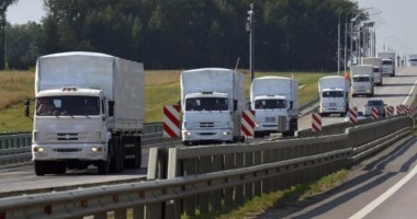 Stire din Actualitate : Ucraina recunoaște ca ajutor umanitar încărcătura convoiului din Rusia