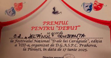 Stire din Social : Trupa Centrului de Zi „Delfinul”, premiată pe scena Festivalului Național de Teatru de la Ploiești