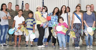 Copiii de la Școala UDTTMR, în vizită  la Baza Militară NATO de la Mihail Kogălniceanu - 2