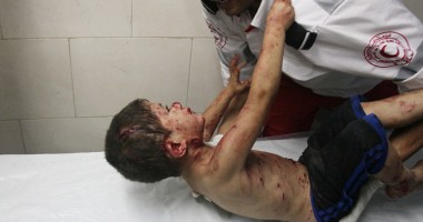 IMAGINI ȘOCANTE! Copii din Fășia Gaza, spulberați de bombe - 2