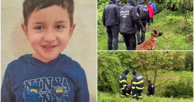 Stire din Eveniment : Alertă după dispariția unui băiețel de cinci ani. Elicoptere, drone și câini de urmă, mobilizați