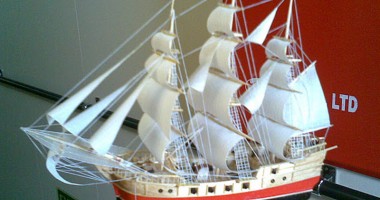 Marinarul Marius Tugearu, din Constanța, a construit o flotă de corăbii - 5