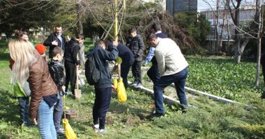 Livadă de pomi fructiferi, plantată  de voluntarii cora City Park, alături de elevi - 4