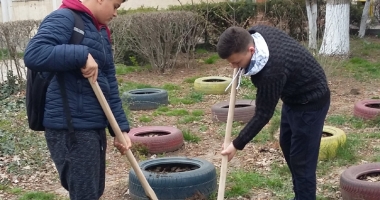 "Un pomișor pentru viitor".  cora România plantează  pomi fructiferi în școli - 8