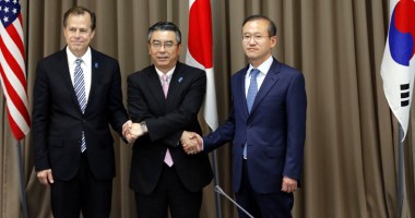 Stire din Actualitate : Japonia, Coreea de Sud și SUA își vor continua colaborarea