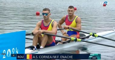 JO 2024. România, calificată direct în semifinale la dublu vâsle masculin