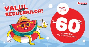 Stire din Social : Valul reducerilor a sosit la Aurora Multimarket – până la 60% discount la peste 1.500 de produse!