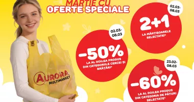 Stire din Actualitate : Primăvara începe cu surprize la Aurora Multimarket