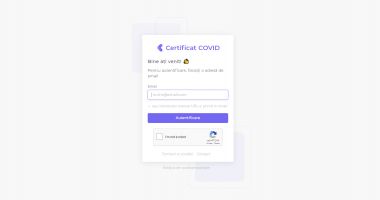 Platforma de unde se poate descărca certificatul digital COVID a fost lansată