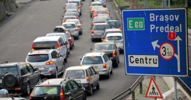 Minivacanța de Rusalii: Coloană de mașini de 6 km pe DN 1