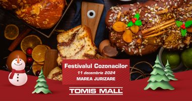 Stire din Social : Tomis Mall găzduiește Festivalul Cozonacilor – evenimentul culinar al iernii!