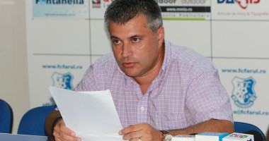 Stire din Sport : Cristinel Dragomir: C.J.C. nu se implică la FC Farul