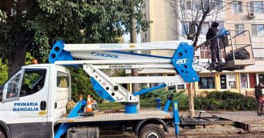 Stire din Politică-Administrație : Echipele Primăriei Mangalia lucrează la modernizarea infrastructurii localității