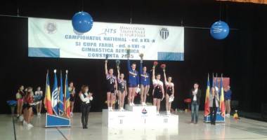Stire din Sport : CS Farul culege laurii după competițiile de gimnastică aerobică