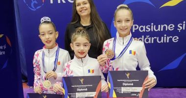 Stire din Sport : Micuțele gimnaste din Cumpăna s-au clasat pe podium la Cupa României