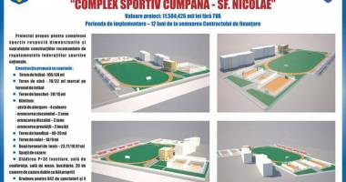 Stire din Politică-Administrație : O nouă investiție  la Cumpăna. Localnicii vor avea un complex sportiv