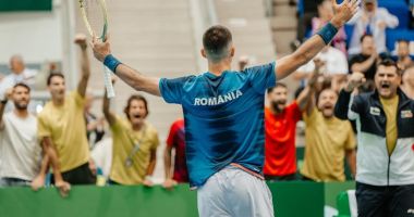 Stire din Sport : România a învins China cu 3-2 în Cupa Davis prin punctul adus de Cezar Creţu