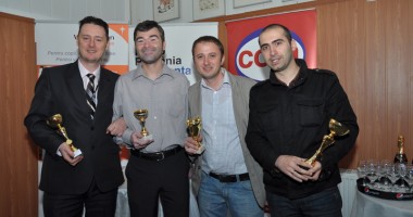 Premii și șampanie pentru campionii Cupei Presei la tenis de masă - 2