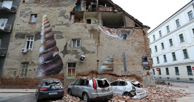 Galerie foto. Cutremur puternic în Croația. Cum arată Zagrebul după dezastru - 2