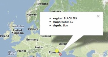 Cutremur în Marea Neagră