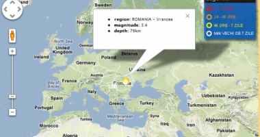 Stire din Social : Cutremur cu magnitudinea de 3.4 grade, în Vrancea, în această dimineață!