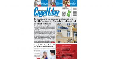 Stire din Actualitate : Iată titlurile zilei din data de 10 NOIEMBRIE ale ziarului CUGET LIBER!