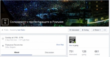 Stire din Eveniment : Solidari cu românii, bulgarii organizează un protest anti Dragnea!